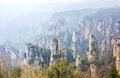 Zhangjiajie National Forest Park, shooted from Tianzi Mountain which was designated a UNESCO World Heritage Site, Hunan,China