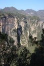 Zhangjiajie National Park, China. Avatar mountains Royalty Free Stock Photo