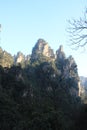 Zhangjiajie National Park, China. Avatar mountains Royalty Free Stock Photo