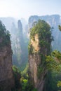 Zhangjiajie National Park in Hunan, China