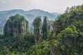 Zhangjiajie natural scenery