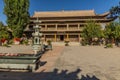 ZHANGYE, CHINA - AUGUST 23, 2018: Giant Buddha Dafo Temple in Zhangye, Gansu Province, Chi