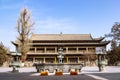 ZHANGYE, CHINA - MARCH 8 2016: The Giant Buddha Temple. The national AAAA tourist scenic spot in Zhangye, Gansu, China. Royalty Free Stock Photo