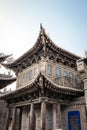 ZHANGYE, CHINA - MARCH 8 2016: The Giant Buddha Temple. The national AAAA tourist scenic spot in Zhangye, Gansu, China.