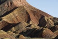 Colorful Zhangye Danxia National Geopark or China`s Rainbow Mountains, Gansu, China Royalty Free Stock Photo