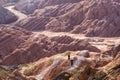 Zhangye Danxia landform Royalty Free Stock Photo