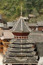 Zhaoxing minority village in China Royalty Free Stock Photo
