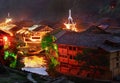 Zhaoxing Town, Liping County, Guizhou, China. Zhaoxing Village is one of the largest villages in Guizhou.