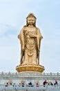 ZHEJIANG,CHINA 7 februay 2020 - Guan Yin statue one of the four sacred Buddhist mountains in Putuo Mountain
