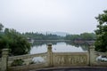 View of Xihu lake or the west lake in the morning, where is a freshwater lake in Hangzhou, Royalty Free Stock Photo