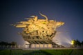 Hangzhou Sculpures around china - city night fantastic art Royalty Free Stock Photo