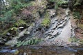 Zhenets river in Carpathian National Park, Gorgany mountain ridge, Ukraine Royalty Free Stock Photo