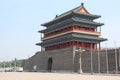 Zhengyangmen gate, part of the old city wall of Beijing, China Royalty Free Stock Photo