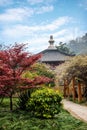 Zhenjiang Jiaoshan Ding Hui Temple Gardens Royalty Free Stock Photo