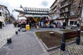 Women`s market in the center of Sofia, the capital of Bulgaria.