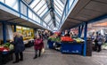 Women`s market in the center of Sofia, the capital of Bulgaria.