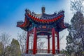 Zhenyi pavilion in Temple of Meng Jiangnu, China
