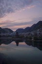 Zhenyuan old town sunset scene Royalty Free Stock Photo