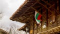 Zheravna/Bulgaria - March 3, 2020: Historic wooden house from the 19th century is an architectural reserve of national importance