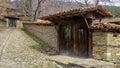 Zheravna/Bulgaria - March 3, 2020: Historic wooden house from the 19th century is an architectural reserve of national importance Royalty Free Stock Photo