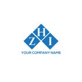 ZHI letter logo design on WHITE background. ZHI creative initials letter logo concept. ZHI letter design.ZHI letter logo design on