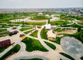 Zhibek Zholy park at Taurkestan city in Kazakhstan