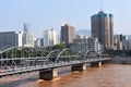 Zhongshan Bridge at Lanzhou, China