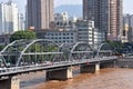 Zhongshan Bridge at Lanzhou, China