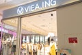 ZHONGSHAN China-April 1 2021:Viea.ing shop in a shopping mall