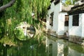Canal and Stone bridge in Zhouzhuang, Suzhou