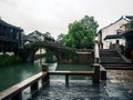 Zhouzhuang water town at Kunshan, Suzhou, Jiangsu, China Royalty Free Stock Photo