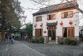 At the Zhouzhuang Water Town, Suzhou, China Royalty Free Stock Photo
