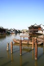 Zhouzhuang water village Royalty Free Stock Photo