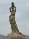 Zhuhai Fisher Girl Statue Royalty Free Stock Photo
