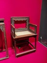 Zhuhai Hengqin China Red Sandalwood Museum Classical Chinese Furniture Antique Qing Dynasty Armchair Beijing Palace Museum