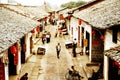 Zhuji ancient lane in China