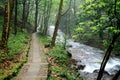 Zhuji five waterfall tourist area