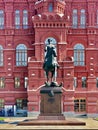 Zhukov Monument and State Historical Museum, Moscow Sights Royalty Free Stock Photo