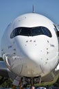 Airplane Airbus A350-900 XWB at MAKS International Aerospace Salon MAKS-2019