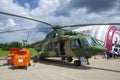 Military transport helicopter of Mi-17V-5 Royalty Free Stock Photo