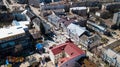 Zhytomyr, Ukraine - April 8, 2018: People celebrate Easter in the central square