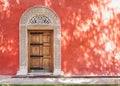 Zica monastery, medieval door Royalty Free Stock Photo