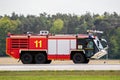 Ziegler Airport Fire Fighting and Rescue Crashtender at Berlin Schonefeld airport Royalty Free Stock Photo
