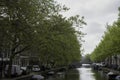 Zieseniskade And Lijnbaansgracht Canal At Amsterdam The Netherlands 26-5-2023