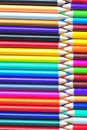 Zig-zag (coloured crayons) Royalty Free Stock Photo