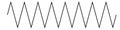 Zig-zag, criss-cross serrated lines element. Pointy, jagged, and jaggy stripes