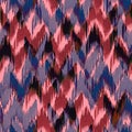 Zig Zag pattern chevron tradiotional seamless ikat background