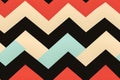 a zig zag pattern in red black and blue Royalty Free Stock Photo
