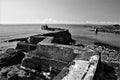 Zig Zag Pier at St. Monans Harbour, Fife - Scotland Royalty Free Stock Photo