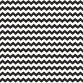 Zig zag vector chevron black and white tile pattern Royalty Free Stock Photo